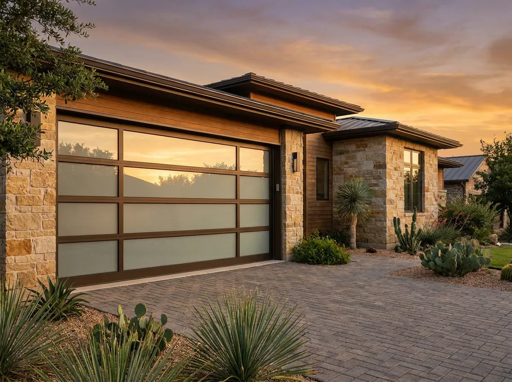Full-View Glass garage door