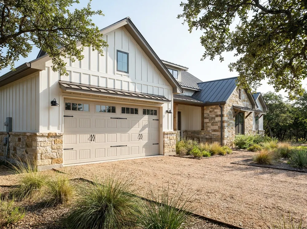 Insulated Shaker garage door