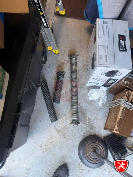 Garage Door Double Spring Replacement in Coppell, TX