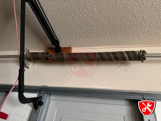 Garage Door Double Spring Replacement in Corinth, TX