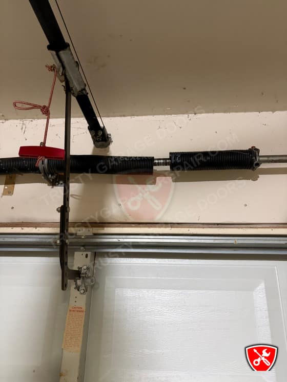 Garage Door Double Spring Replacement in Mesquite, TX