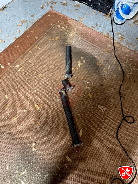 Garage Door Double Spring Replacement in North Richland Hills, TX