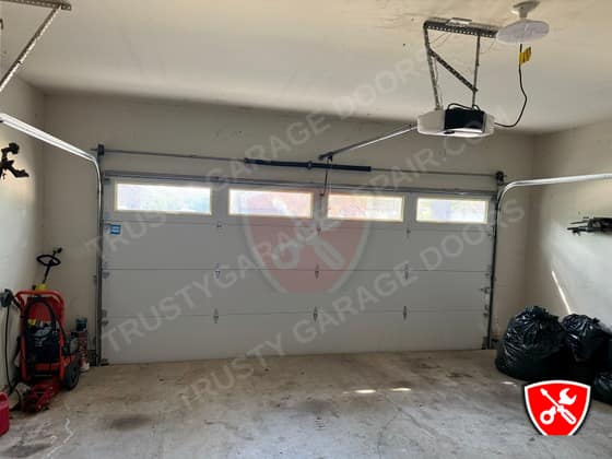 Garage Door Double Spring Replacement in Roanoke, TX