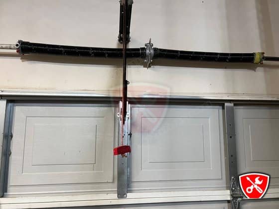 Garage Door Double Spring Replacement in Allen, TX
