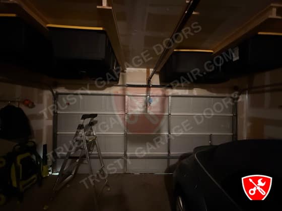 Garage Door Double Spring Replacement in Burleson, TX