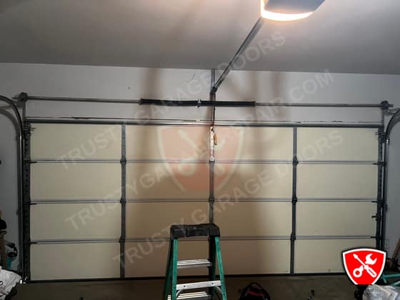 Garage Door Double Spring Replacement in Midlothian, TX