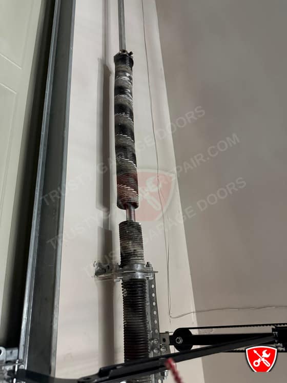 Garage Door Double Spring Replacement in Plano, TX