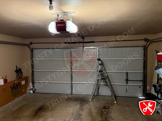 Garage Door Double Spring Replacement in Arlington, TX