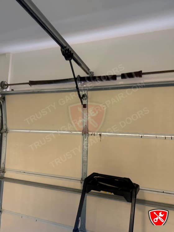 Garage Door Double Spring Replacement in Flower Mound, TX