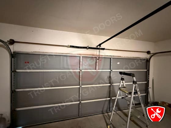 Garage Door Double Spring Replacement in Fort Worth, TX