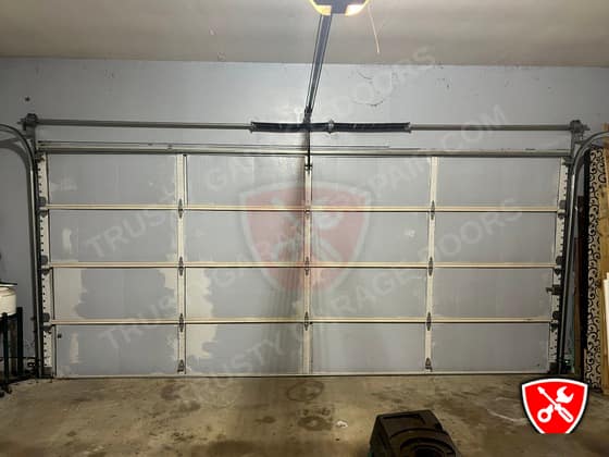 Garage Door Double Spring Replacement in Rowlett, TX