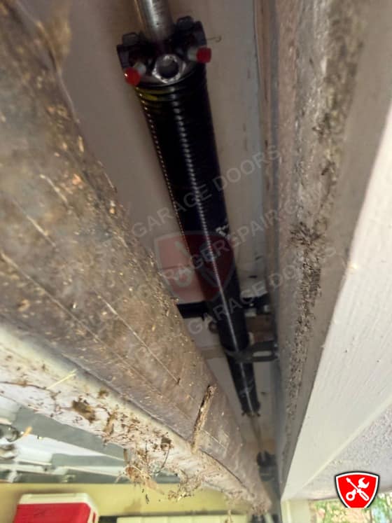 Garage Door Double Spring Replacement in Plano, TX