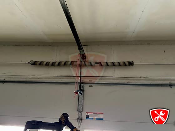 Garage Door Double Spring Replacement in Dallas, TX