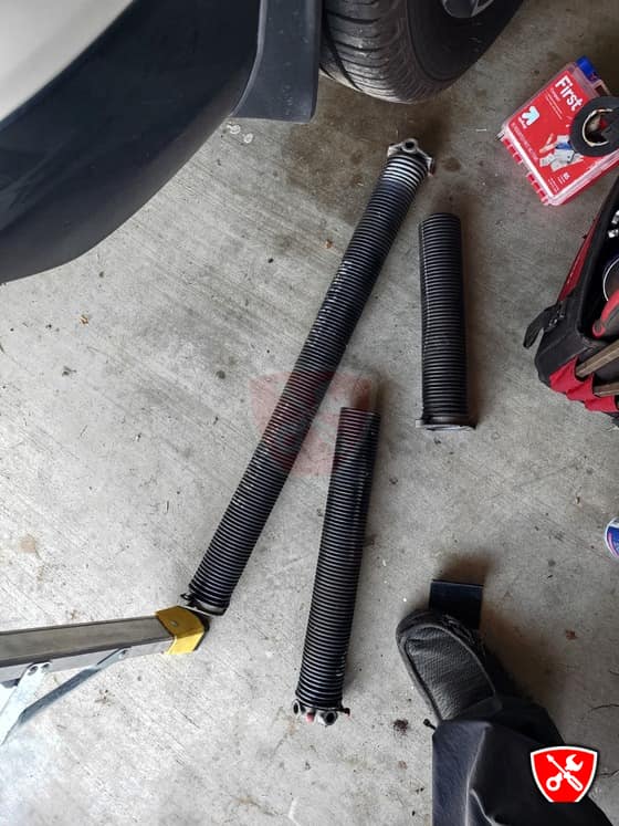 Garage Door Double Spring Replacement in Burleson, TX
