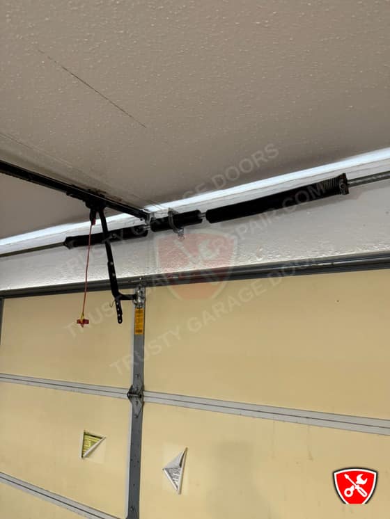 Garage Door Double Spring Replacement in Carrollton, TX