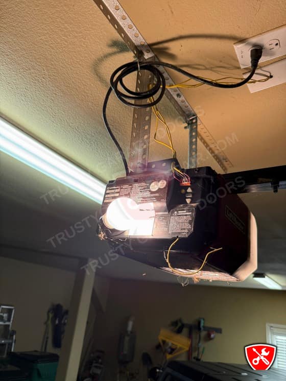 Garage Door Double Spring Replacement in Justin, TX
