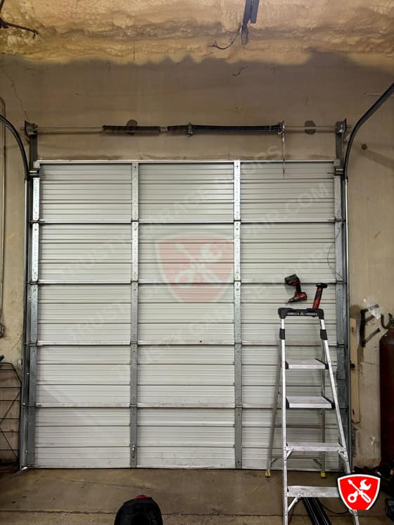 Garage Door Double Spring Replacement in Lewisville, TX