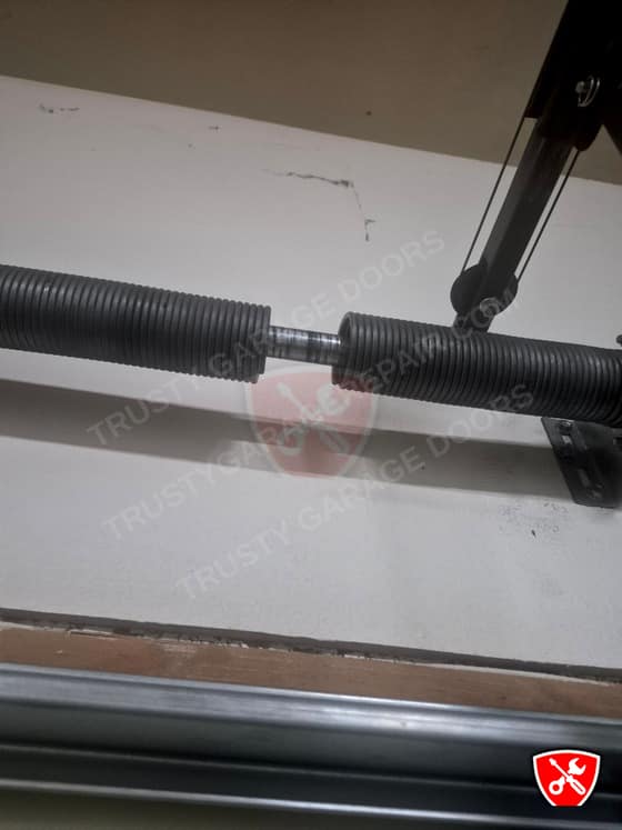 Garage Door Double Spring Replacement in McKinney, TX