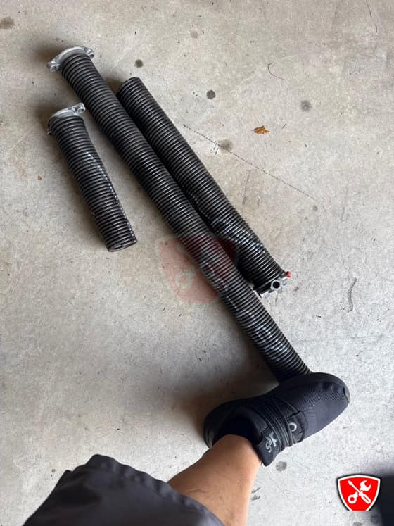 Garage Door Double Spring Replacement in Plano, TX