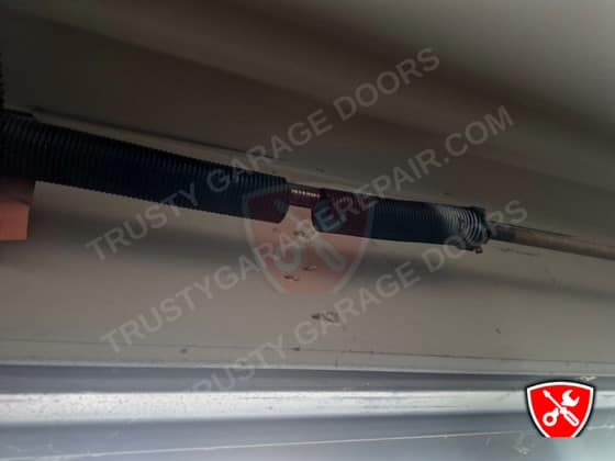 Garage Door Double Spring Replacement in Richardson, TX