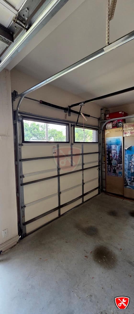 Garage Door Double Spring Replacement in Roanoke, TX