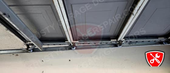 Garage Door Double Spring Replacement in Sanger, TX