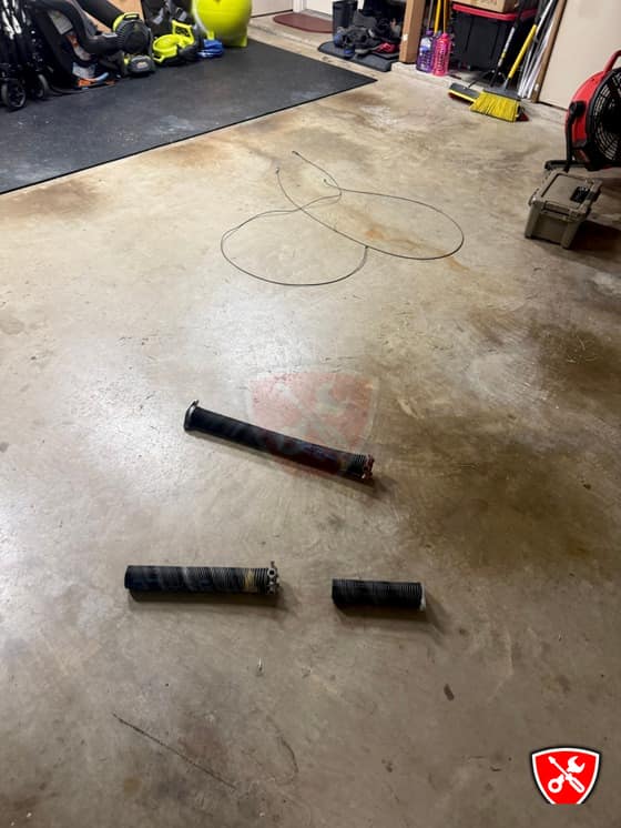 Garage Door Double Spring Replacement in The Colony, TX