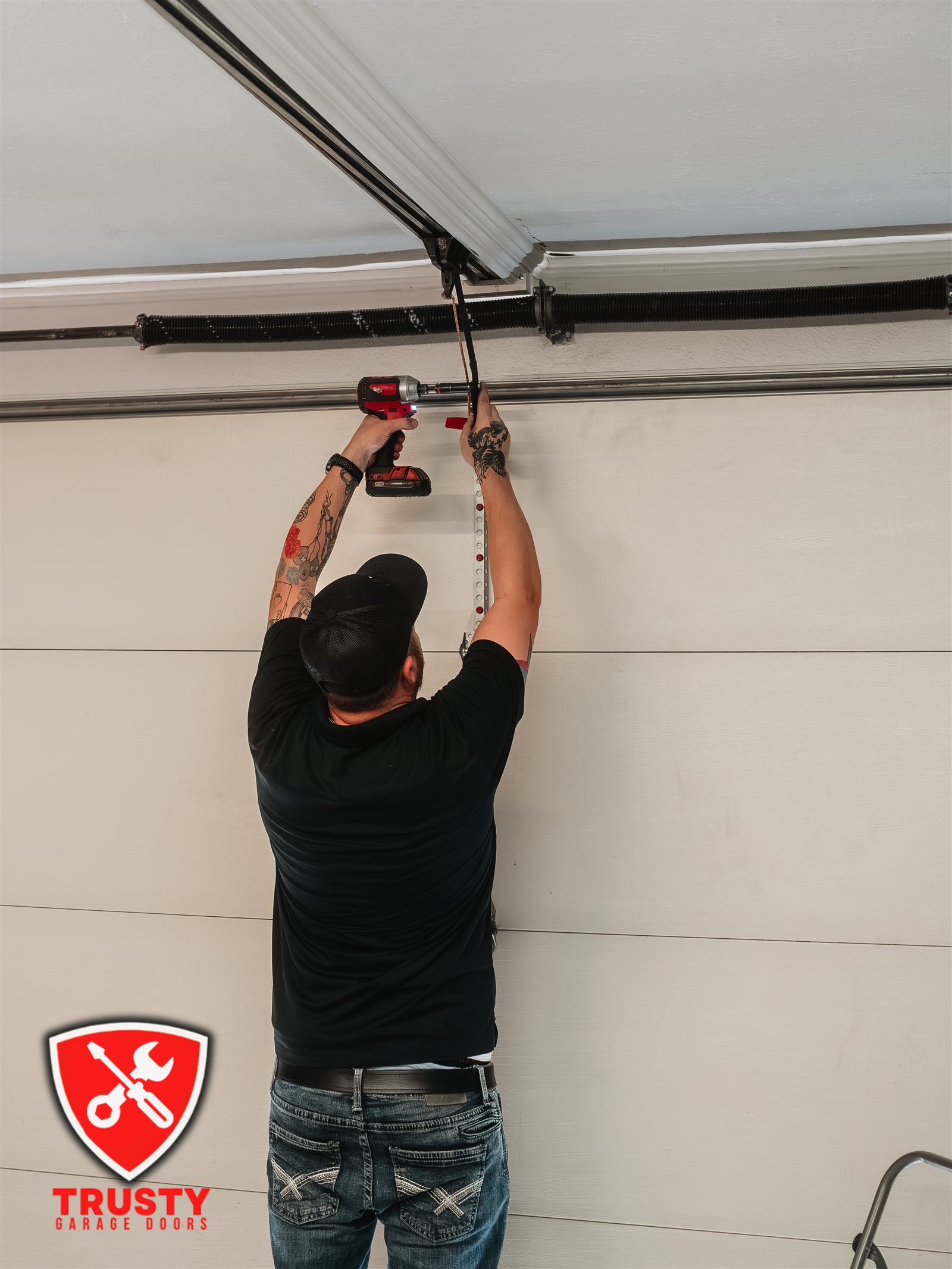 Garage door opener installation in DFW