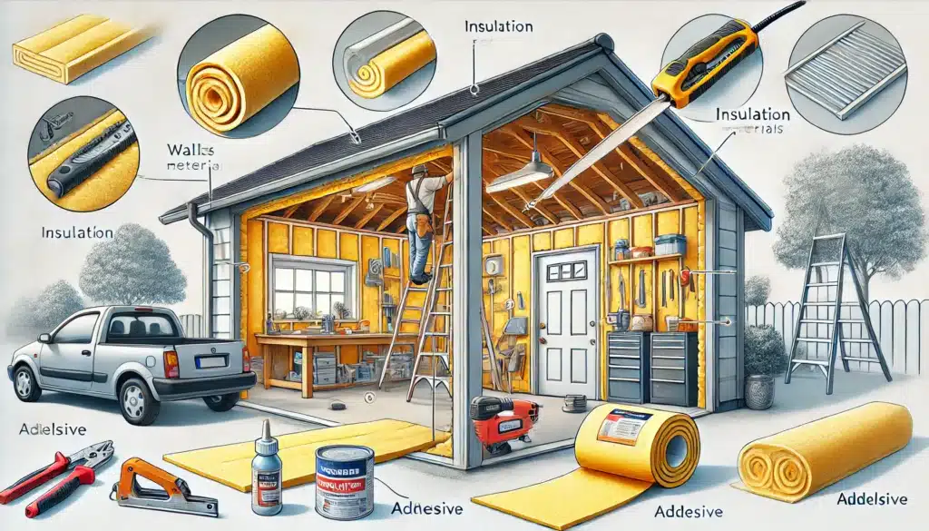 how to insulate the garage