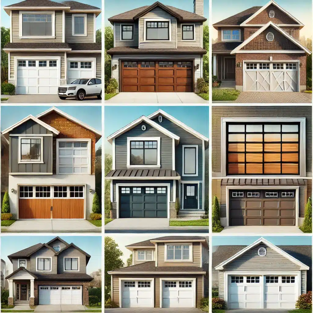 residential types of garage doors