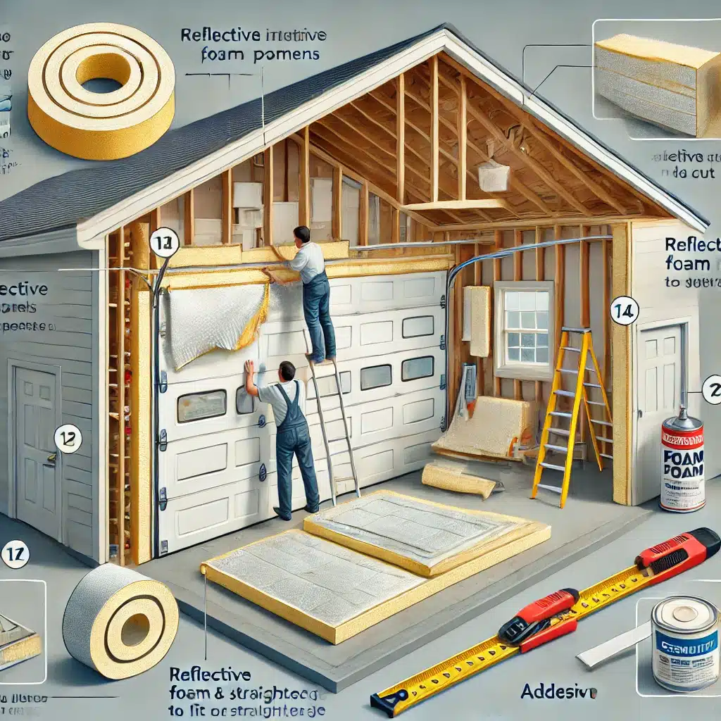 best way to insulate garage door