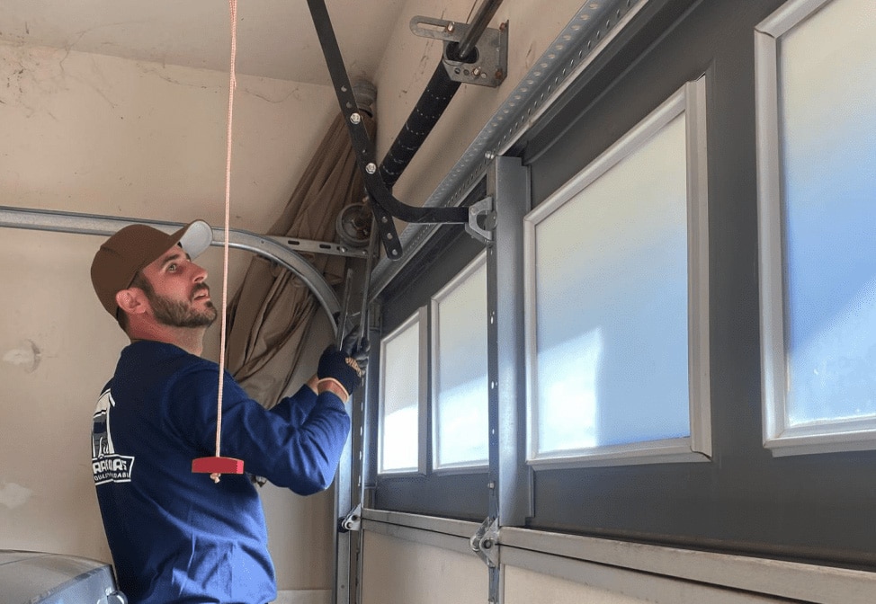 Trusty Garage Door Repair Plano TX technician