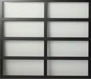 modern glass panel