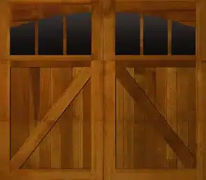 wood garage doors